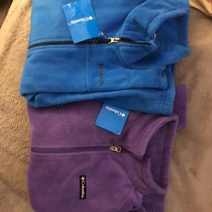 2 COLUMBIA zip up warm youth Sweaters- UNISEX